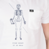 T-Shirt - "Vivre" -  Manches Courtes - BeRugBe - Blanc