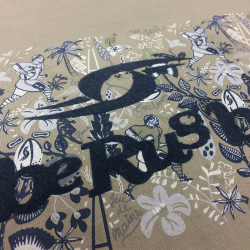 T-Shirt "Aloha" - Manches Courtes - BeRugBe - Kaki