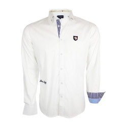 Chemise blanche manches longues FRANCE CLASSIC RUGBY