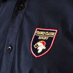 Chemise bleu marine manches longues FRANCE CLASSIC RUGBY