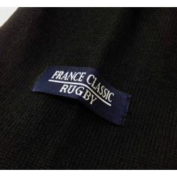 Pull Homme 1/4 zip noir France Classic Rugby