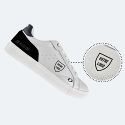 la BE ONE est personnalisable avec le logo de votre club, vos initiales ou votre numéro.
