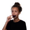 Protège-dents Snapfit Junior noir