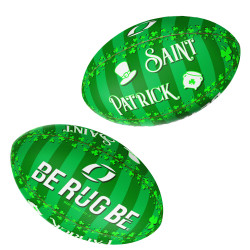 MINI Ballon de rugby collector - SAINT PATRICK - BERUGBE