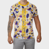 T-Shirt Sublimé Japan 1 - Manches Courtes - BeRugBe - Jaune