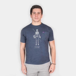T-Shirt "Vivre" - Manches Courtes - Navy