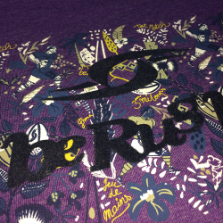 T-Shirt "Aloha" - Manches Courtes - Heather Violet
