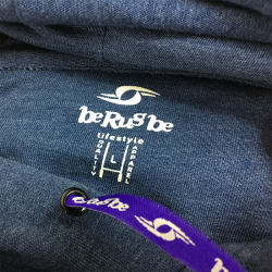 Sweat Capuche "Classic" - BeRugBe - Heather Navy